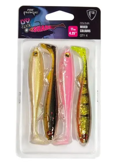 Fox Rage - Slick Shad - Mixed UV Colour Pack 2 Fox Rage - Slick Shad - Mixed UV Colour Pack - Afbeelding 2