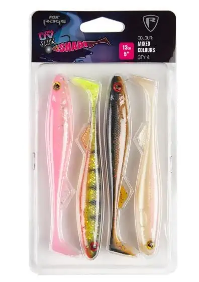 Fox Rage - Slick Shad - Mixed UV Colour Pack 3 Fox Rage - Slick Shad - Mixed UV Colour Pack - Afbeelding 3