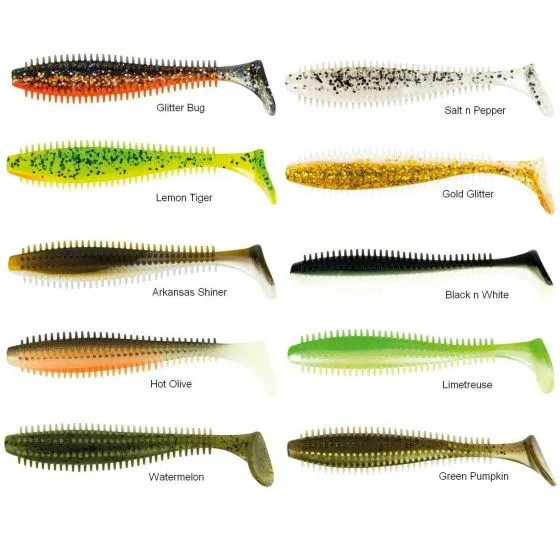 Fox Rage - Spikey Shad Loaded Lure X3 9cm 1 Fox Rage - Spikey Shad Loaded Lure X3 9cm