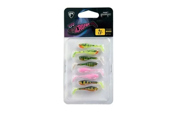 Fox Rage - UV Micro Fry 4cm X 8pcs 3 Fox Rage - UV Micro Fry 4cm X 8pcs - Afbeelding 3